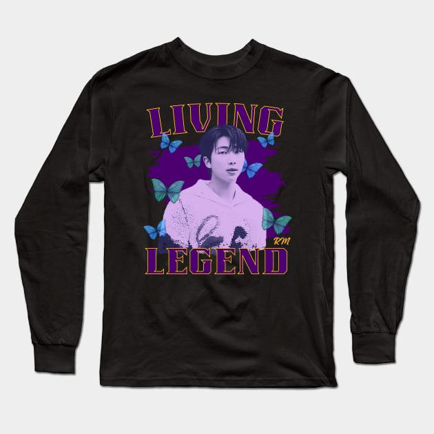Living Legend RM BTS Long Sleeve T-Shirt by wennstore